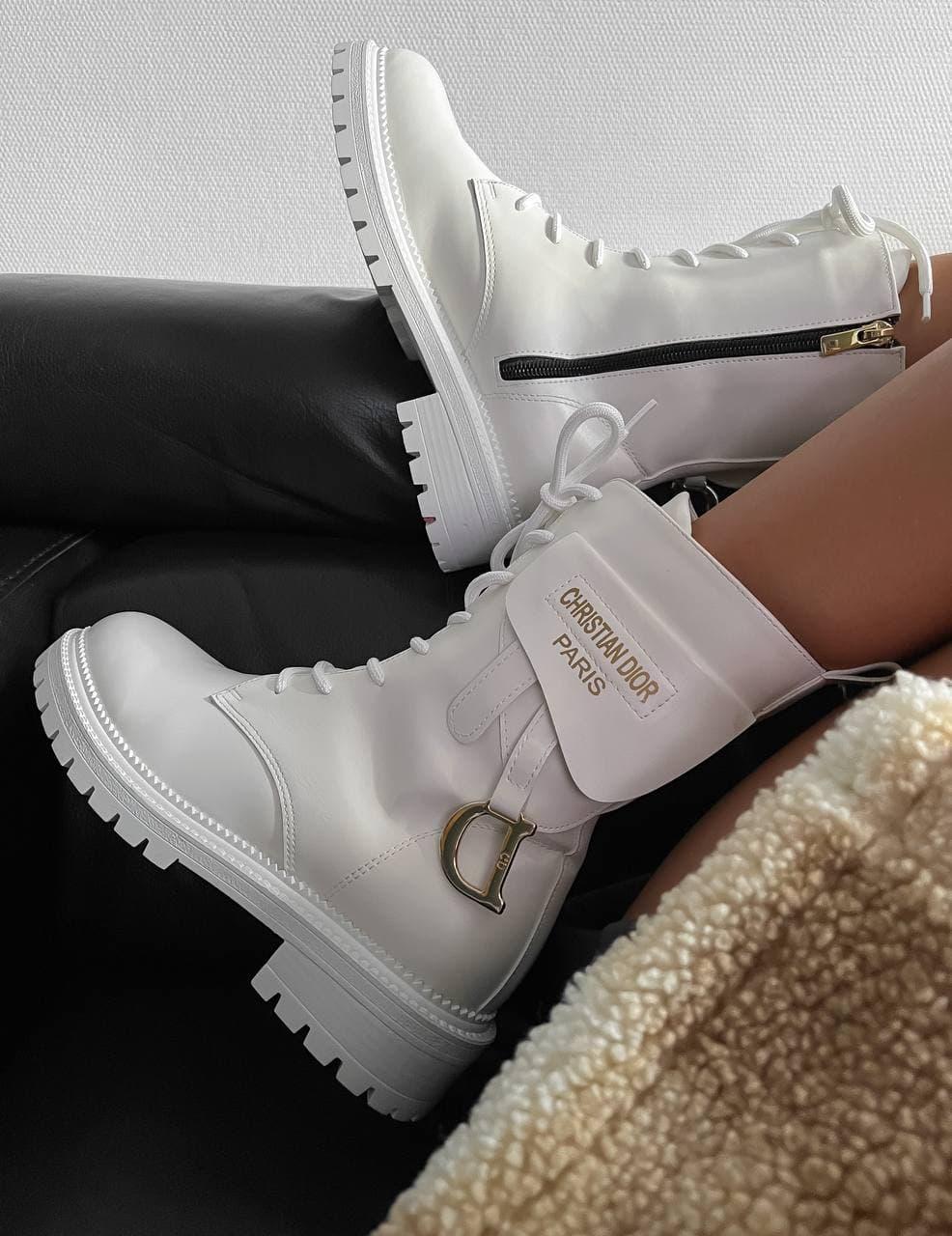 Dior Boots White Хутро
