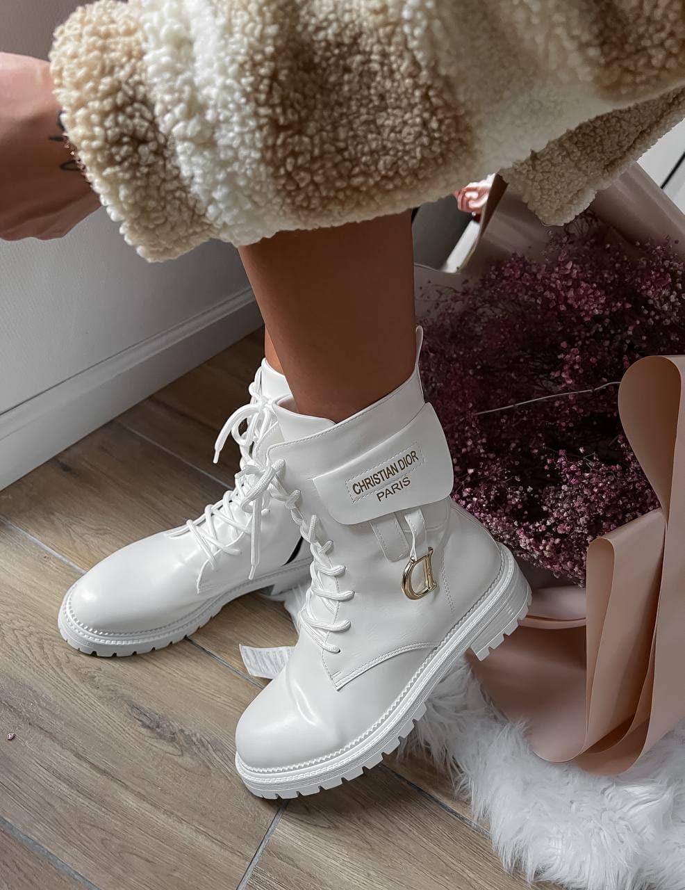 Dior Boots White Хутро