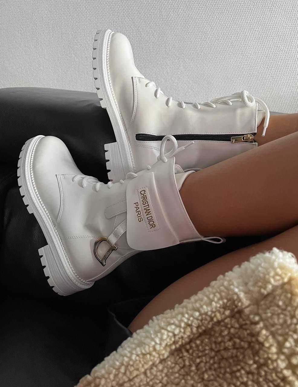 Dior Boots White Хутро