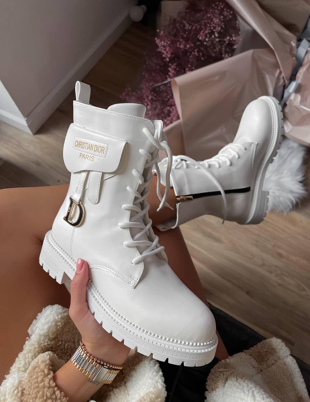 Dior Boots White Хутро