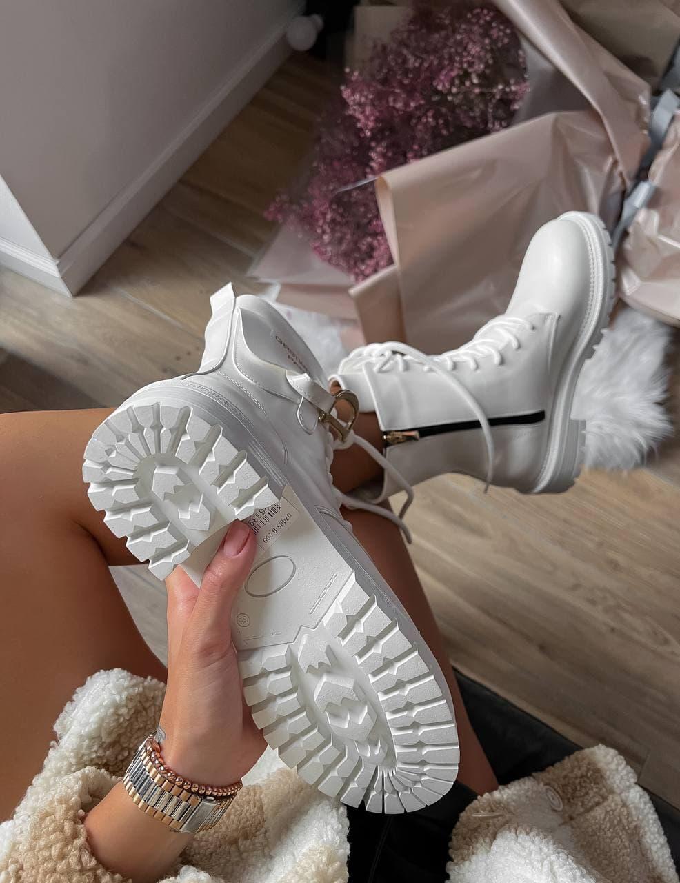 Dior Boots White Хутро