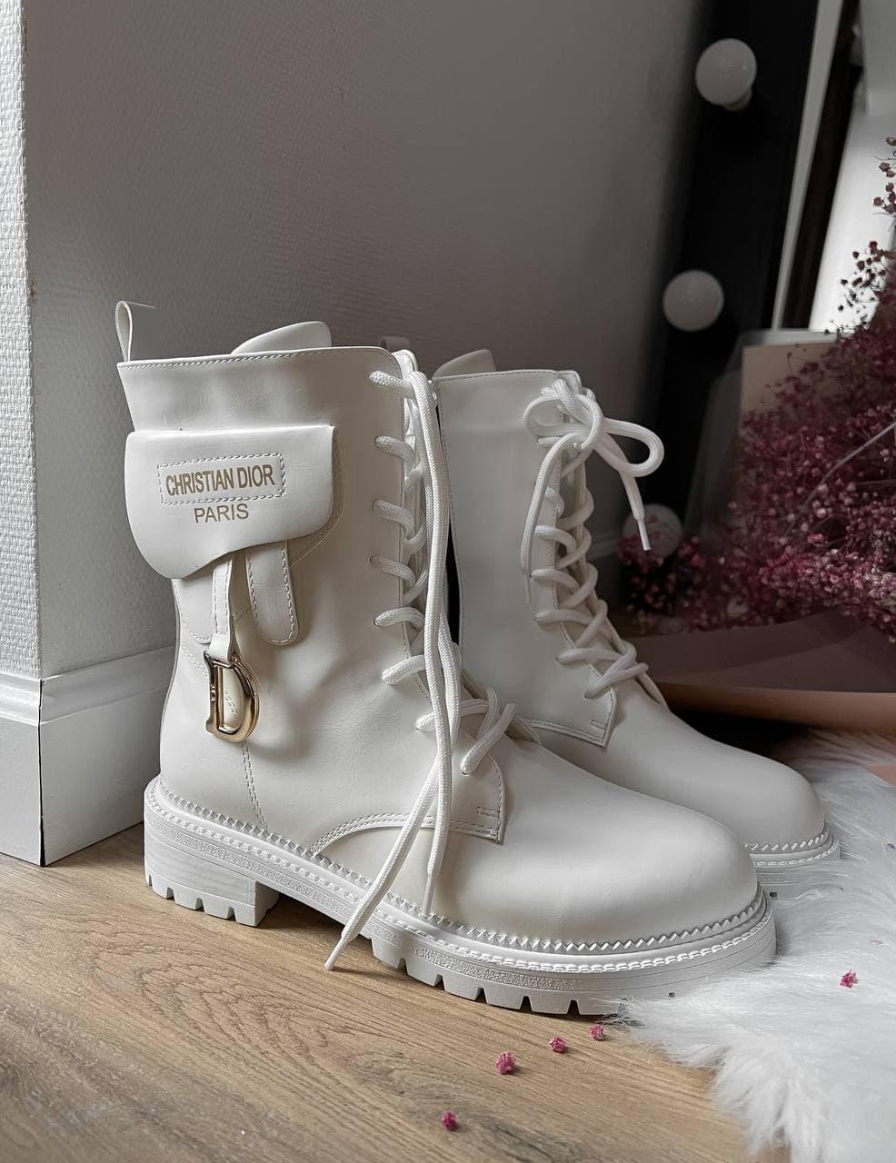 Dior Boots White Хутро