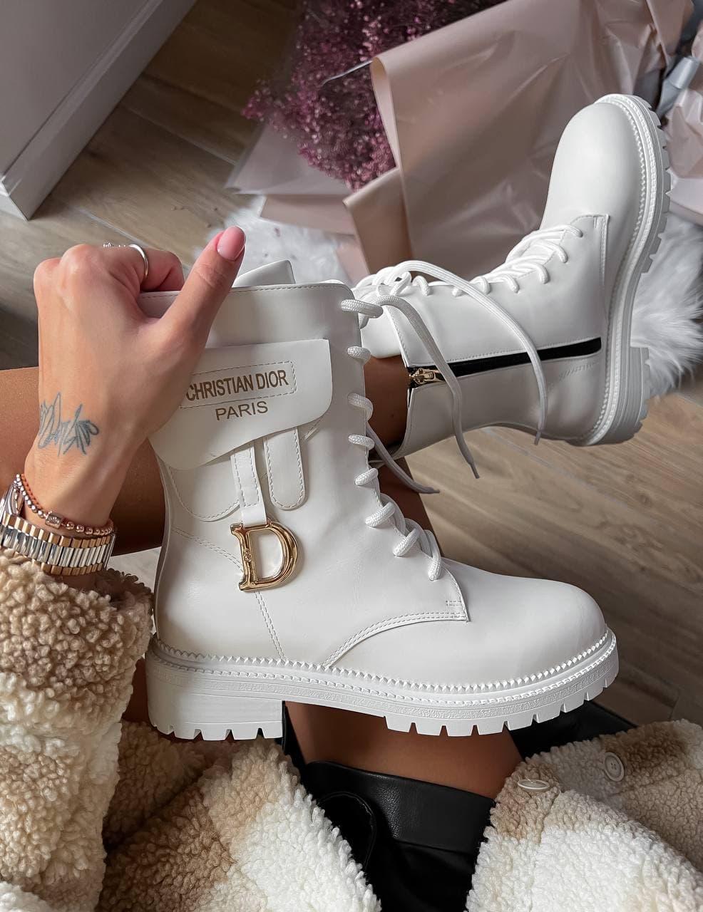 Dior Boots White Хутро