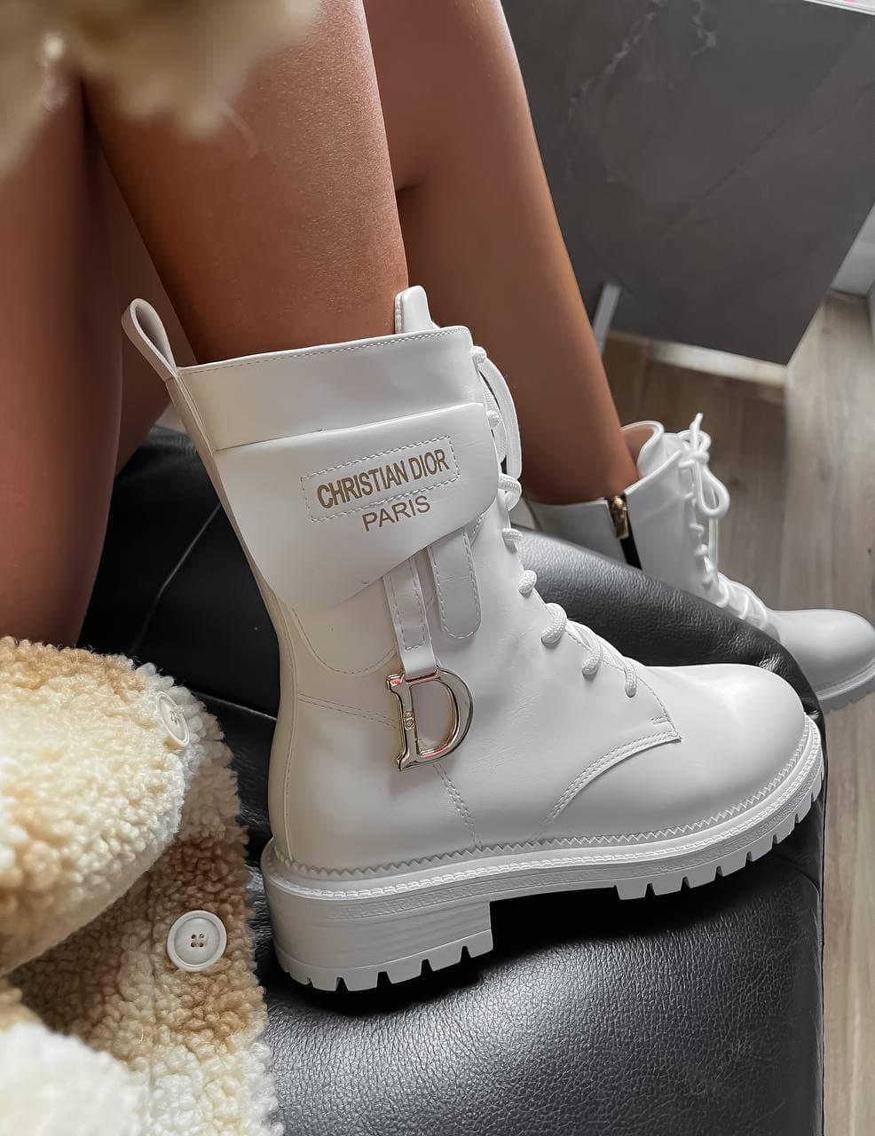 Dior Boots White Хутро