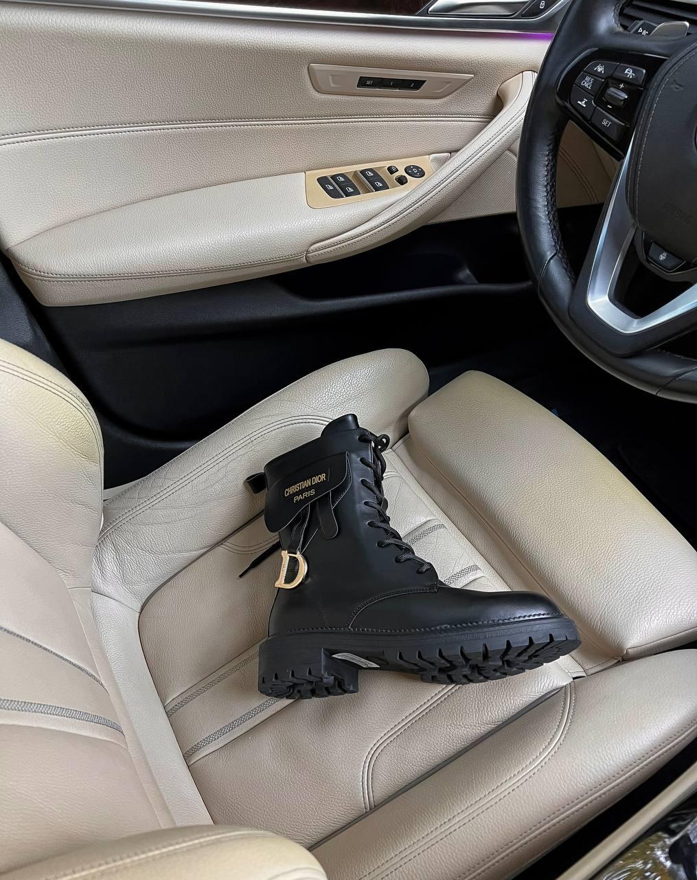 Dior Boots Black Мех