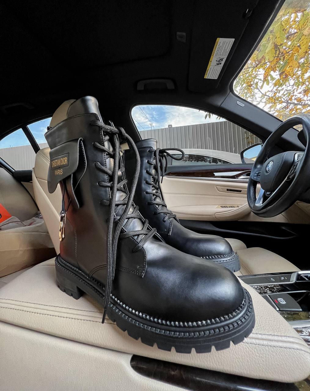 Dior Boots Black Мех
