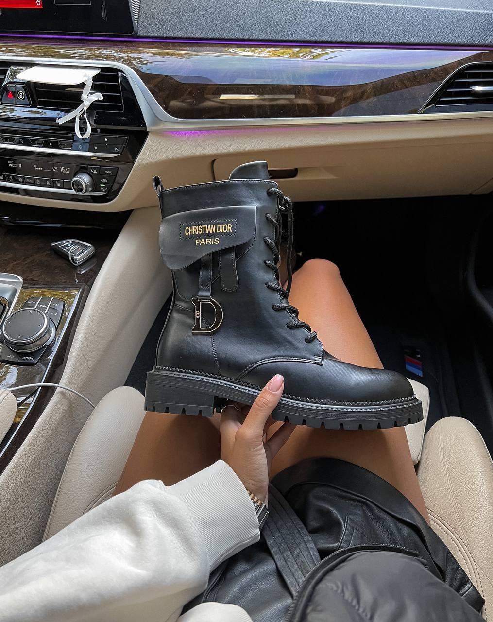 Dior Boots Black Мех