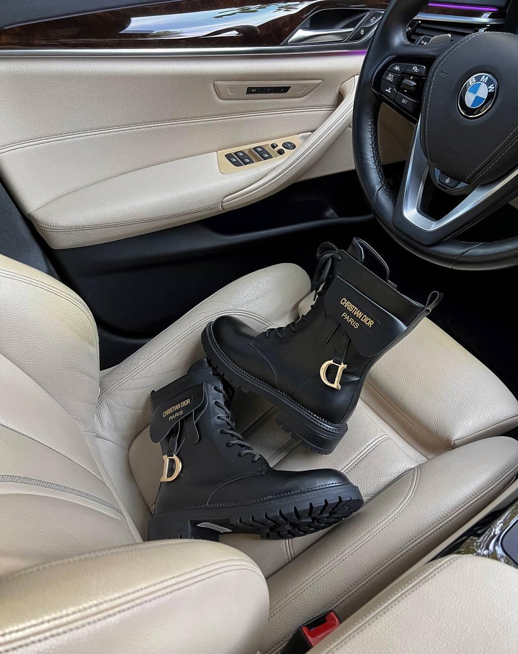 Dior Boots Black Мех