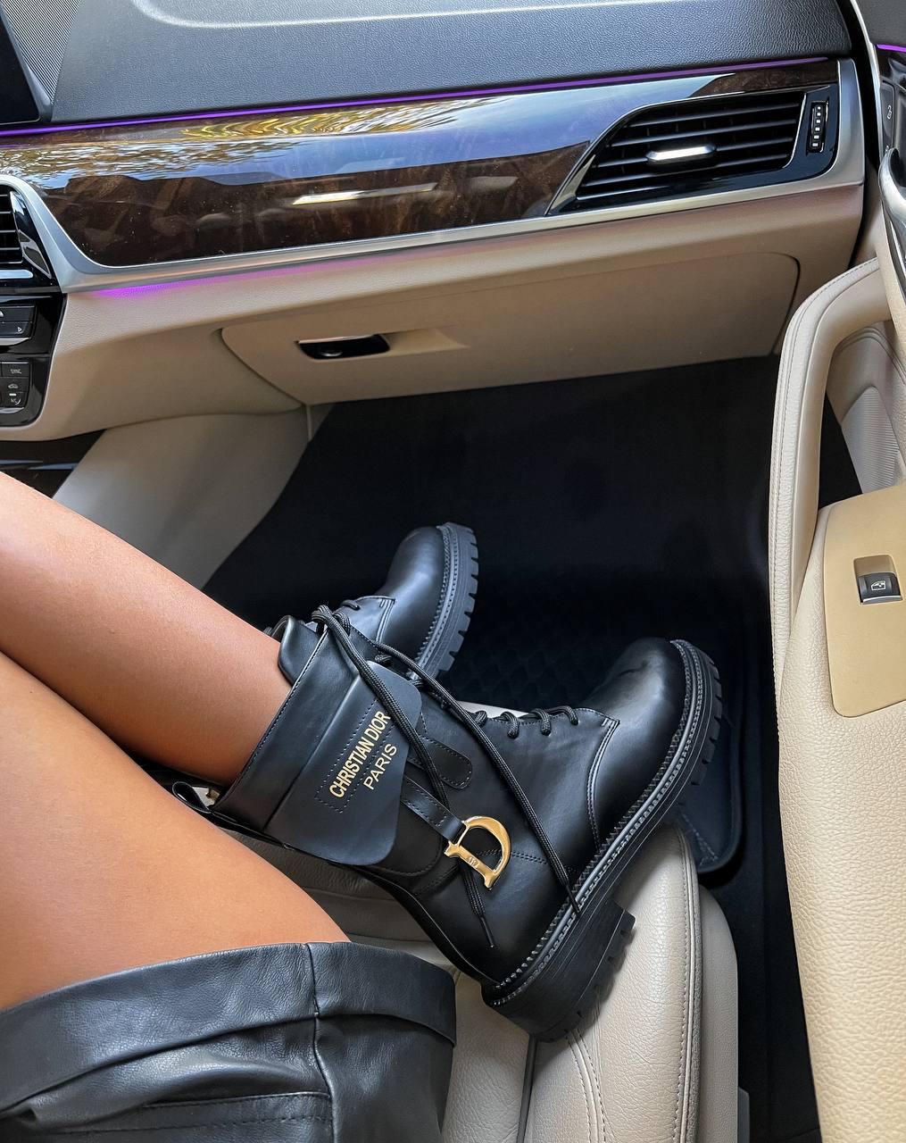 Dior Boots Black Мех