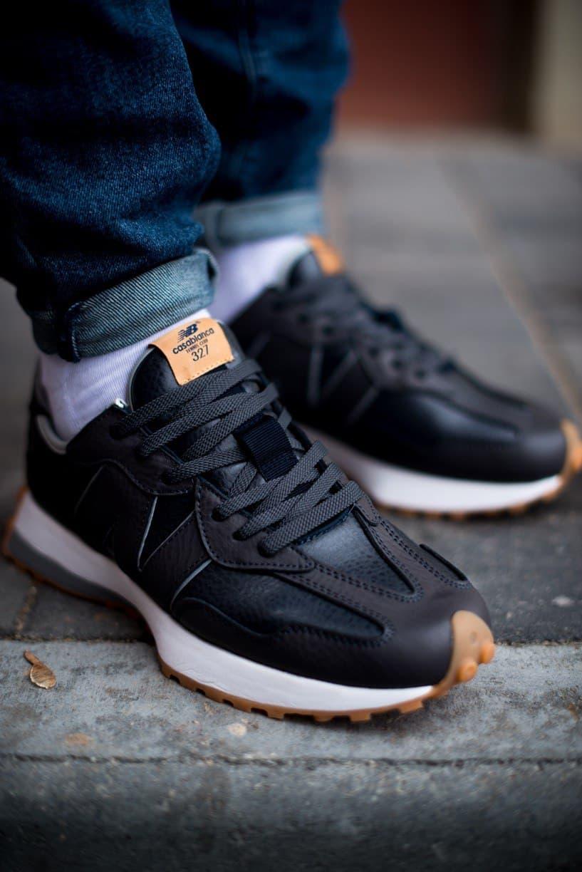 New Balance 327 Casablanca Black White