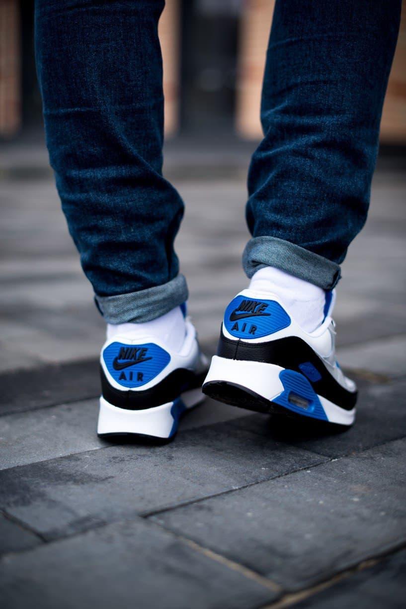 Nike Air Max 90 White Black Blue