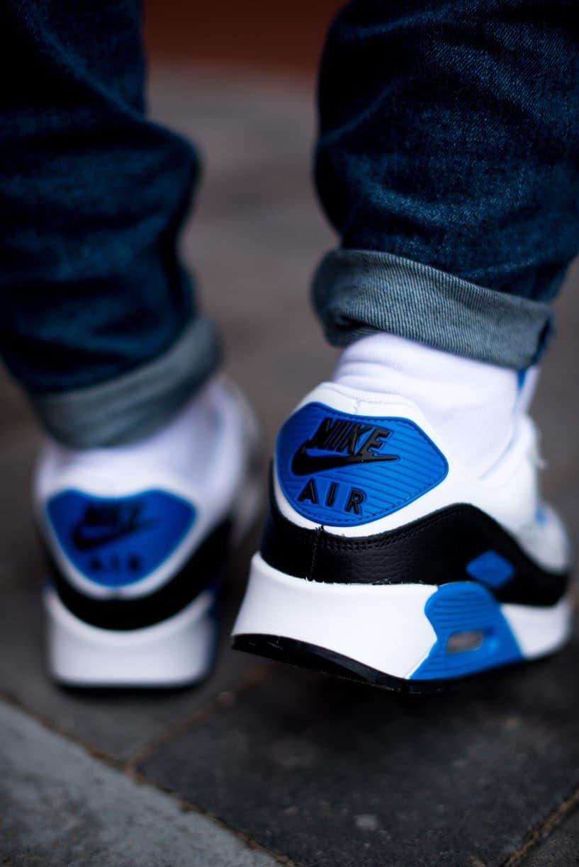 Nike Air Max 90 White Black Blue
