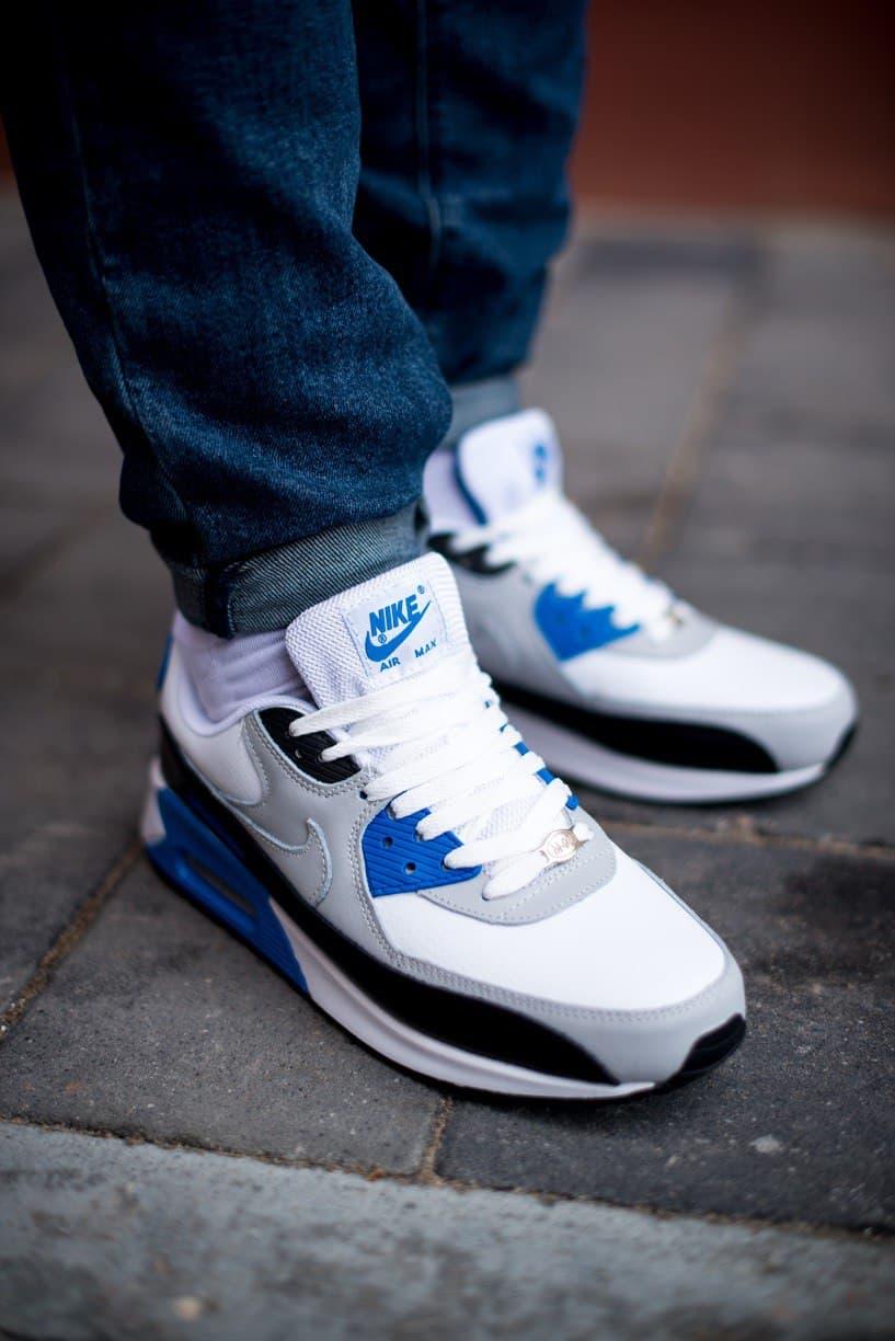 Nike Air Max 90 White Black Blue