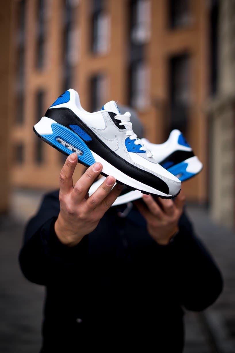 Nike Air Max 90 White Black Blue