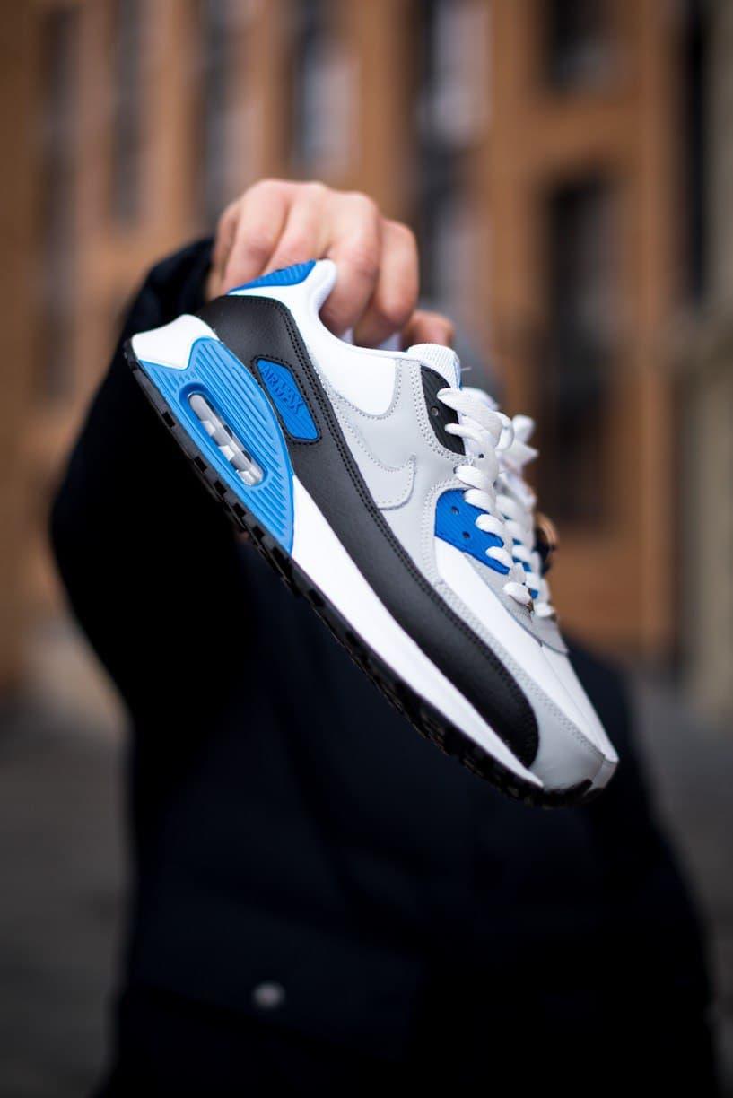 Nike Air Max 90 White Black Blue