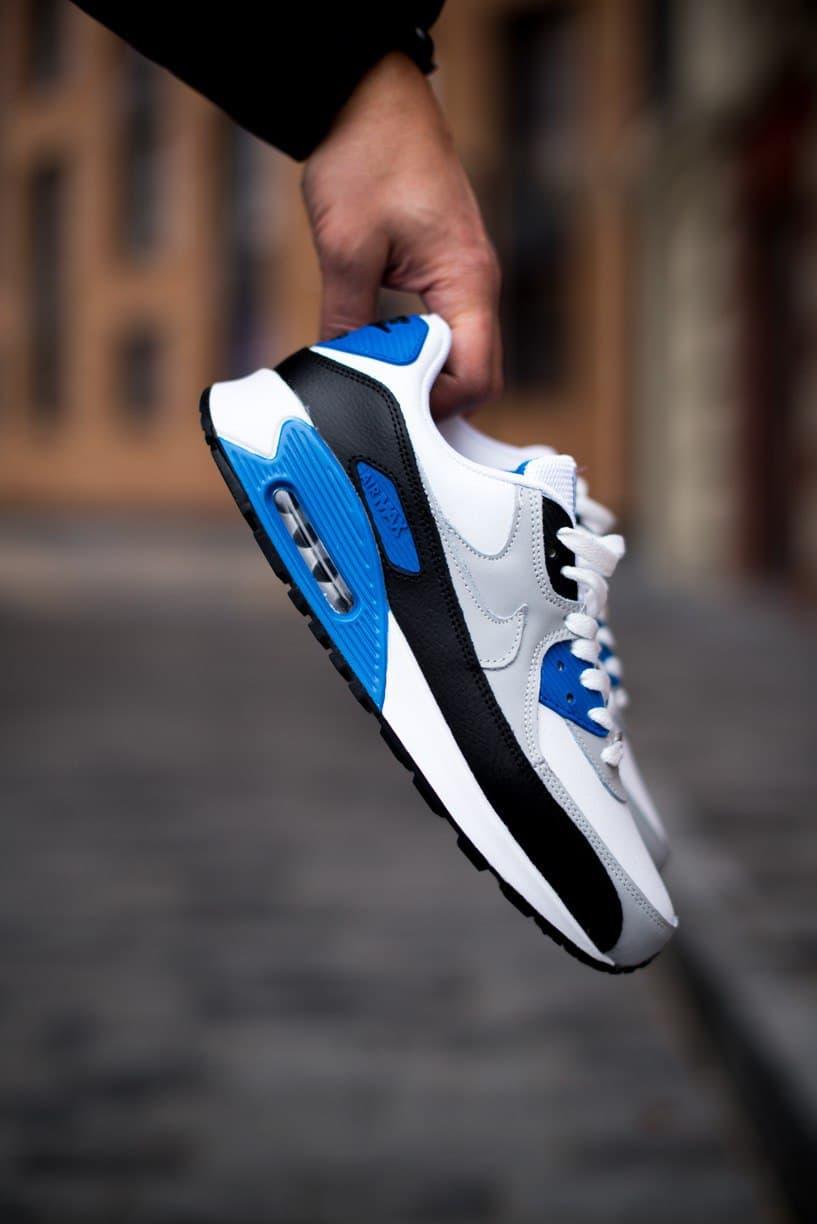 Nike Air Max 90 White Black Blue