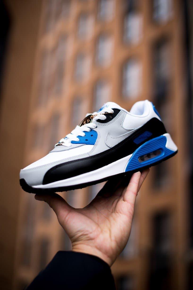 Nike Air Max 90 White Black Blue