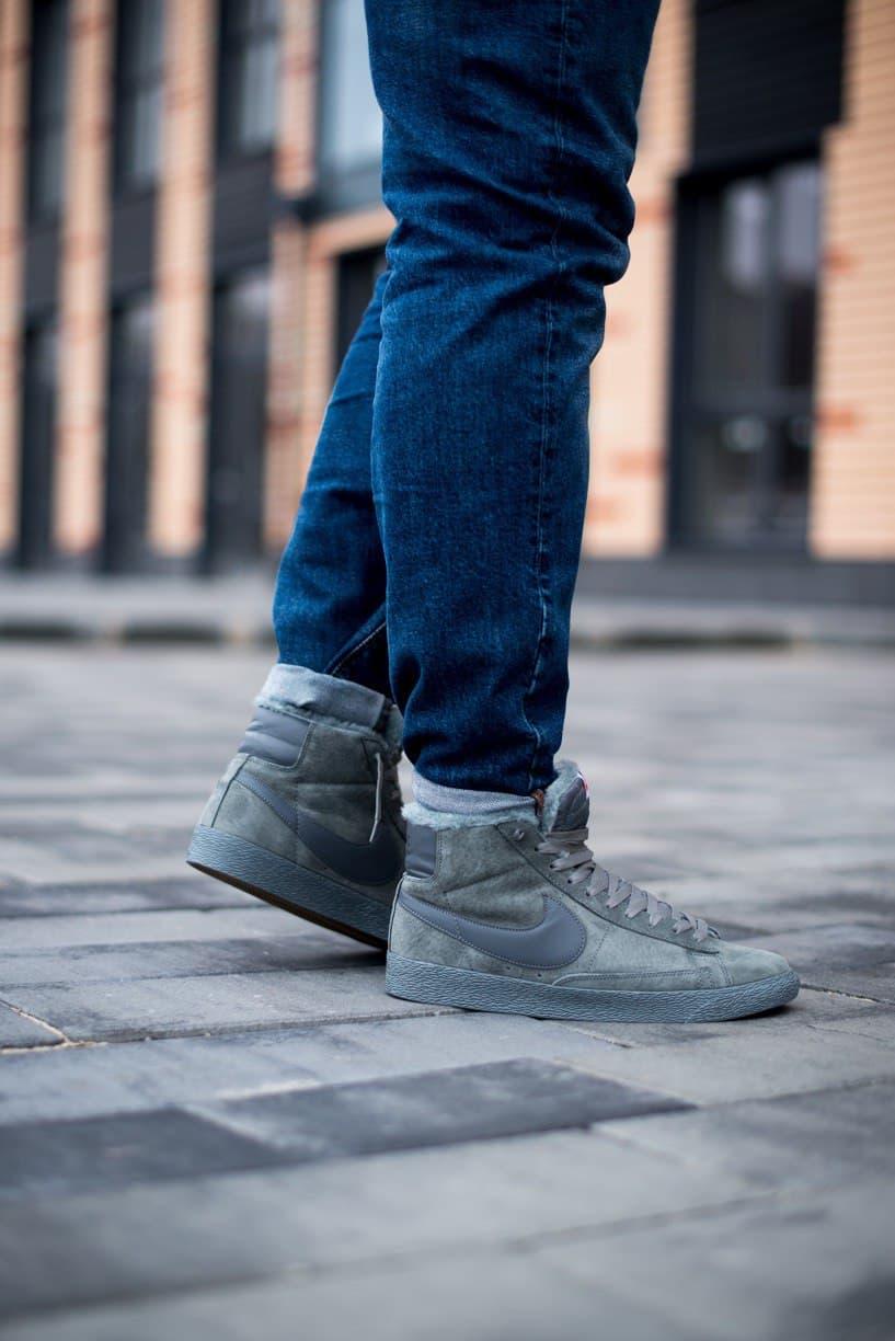 Nike Blazer Mid Grey Winter