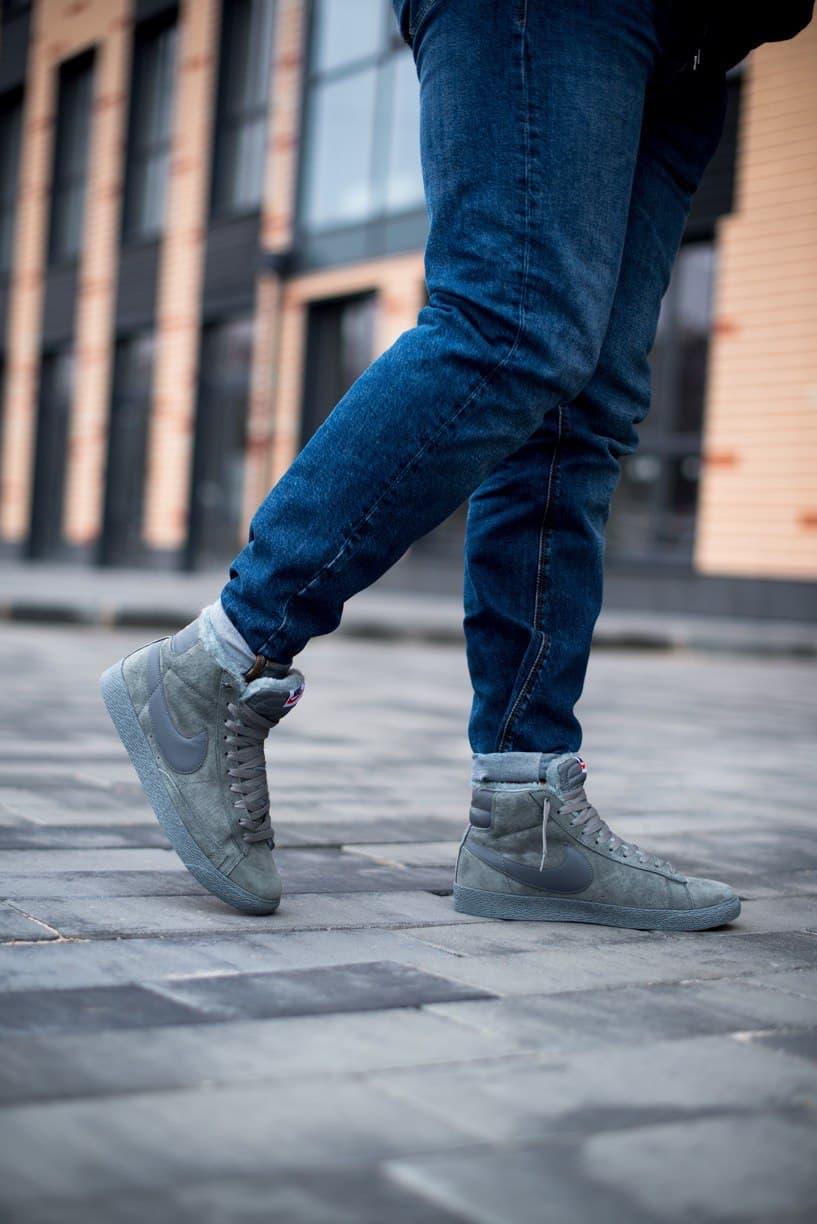 Nike Blazer Mid Grey Winter