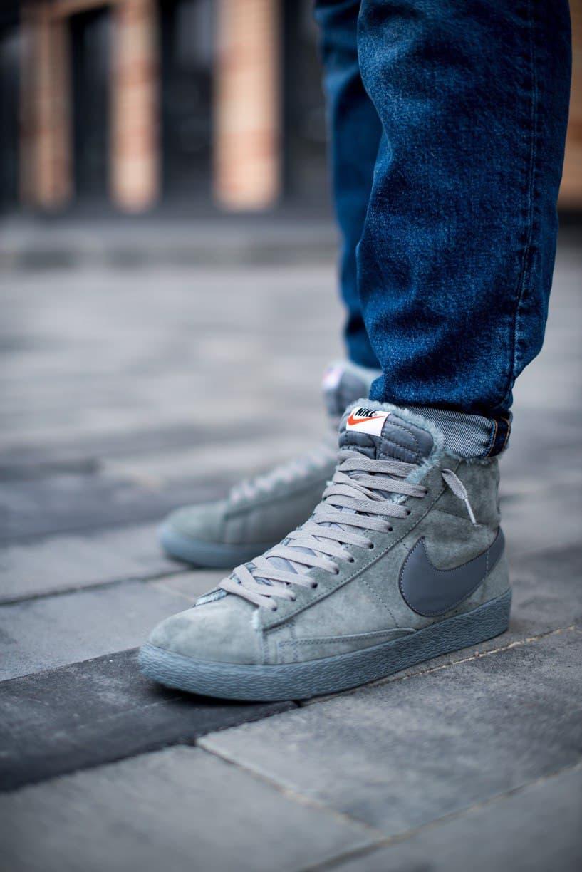 Nike Blazer Mid Grey Winter
