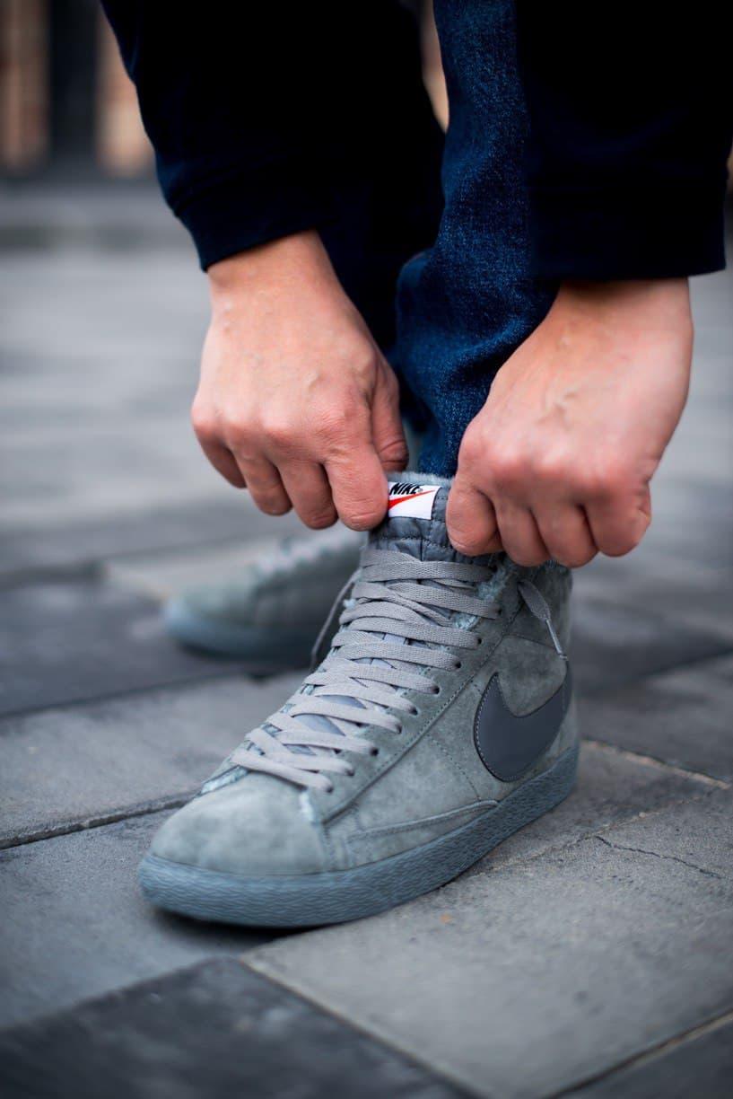 Nike Blazer Mid Grey Winter