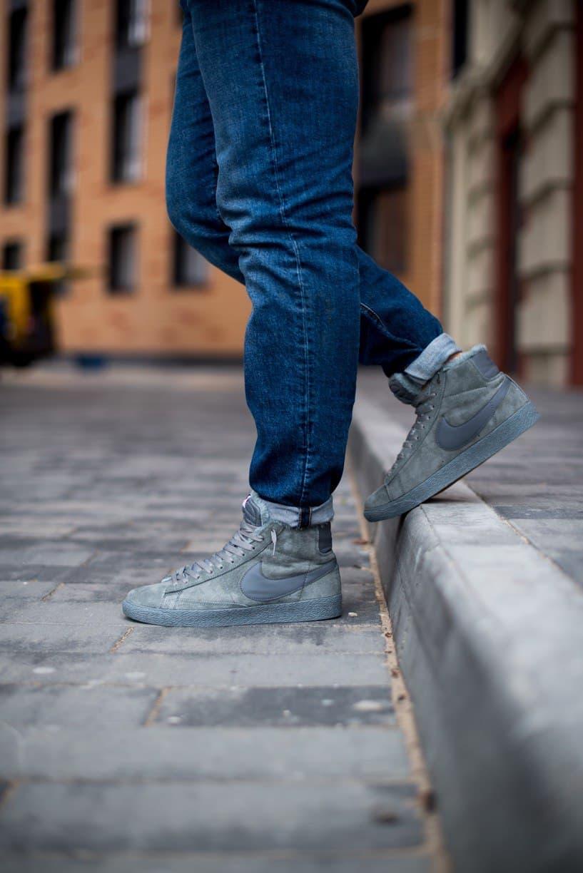 Nike Blazer Mid Grey Winter
