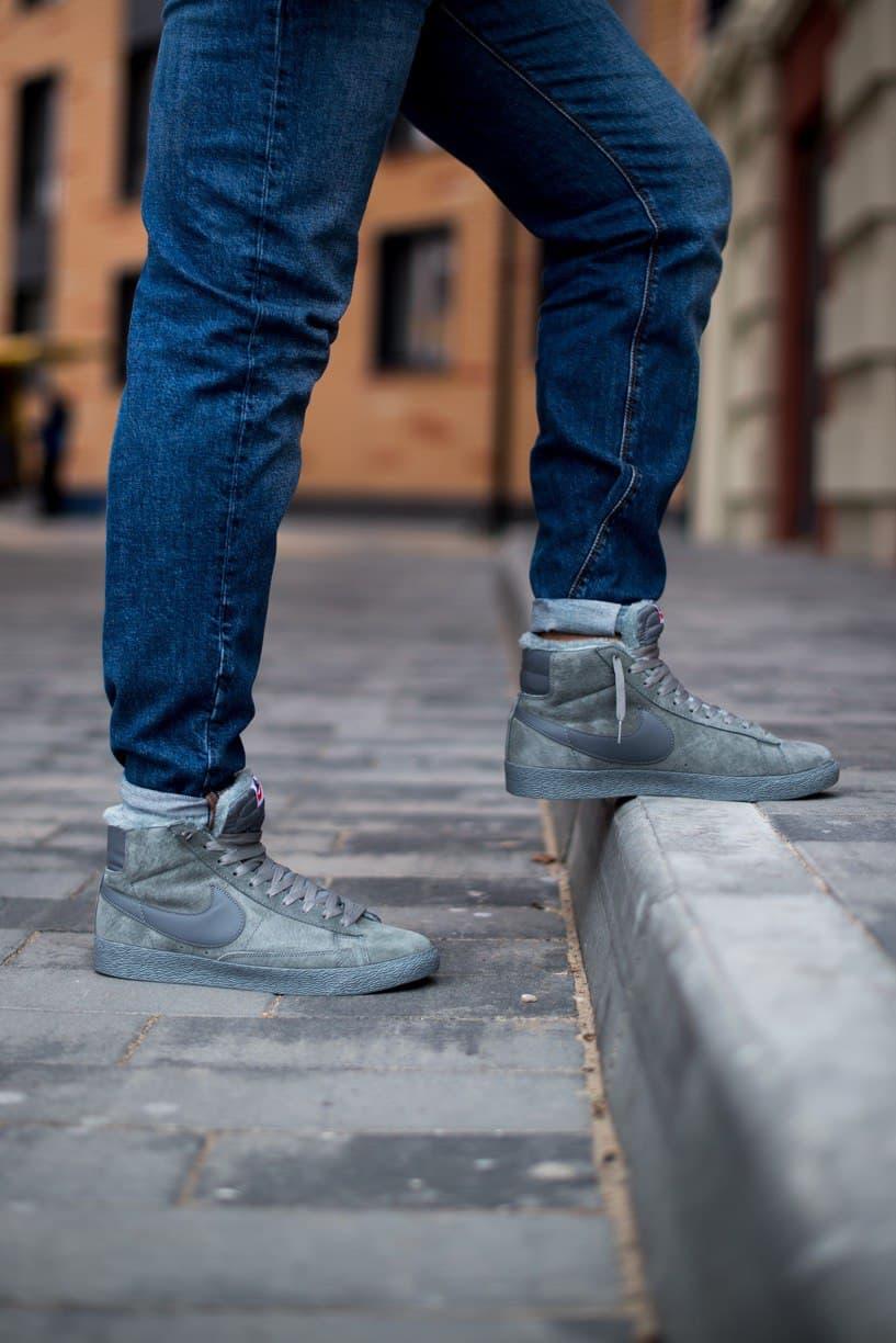 Nike Blazer Mid Grey Winter