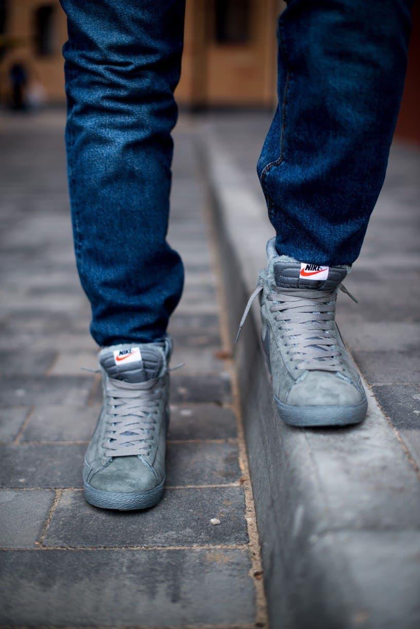 Nike Blazer Mid Grey Winter