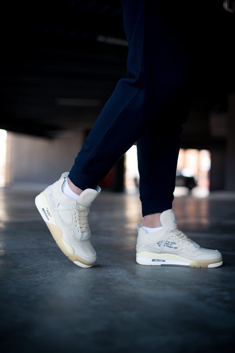 Air Jordan AIR JORDAN 4 RETRO Off-white-Sile