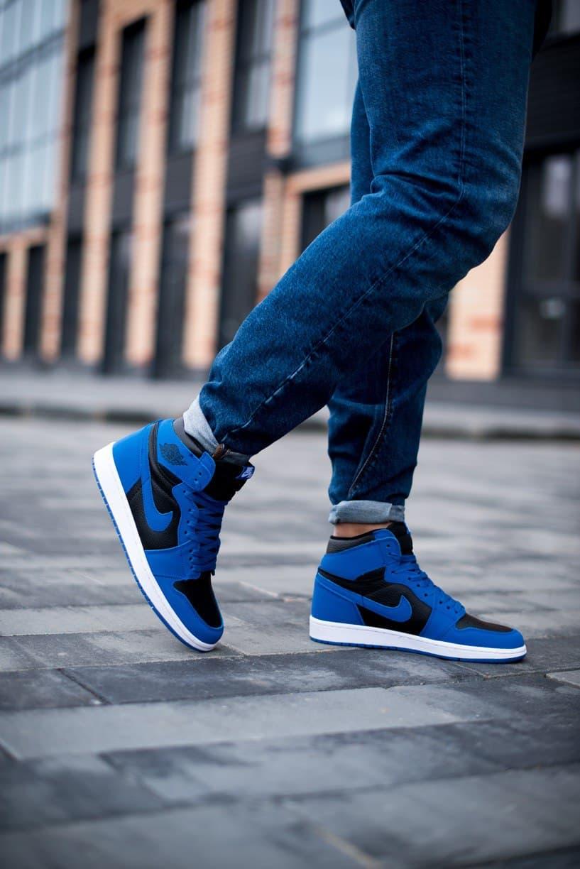 Jordan Retro 1 High Blue black