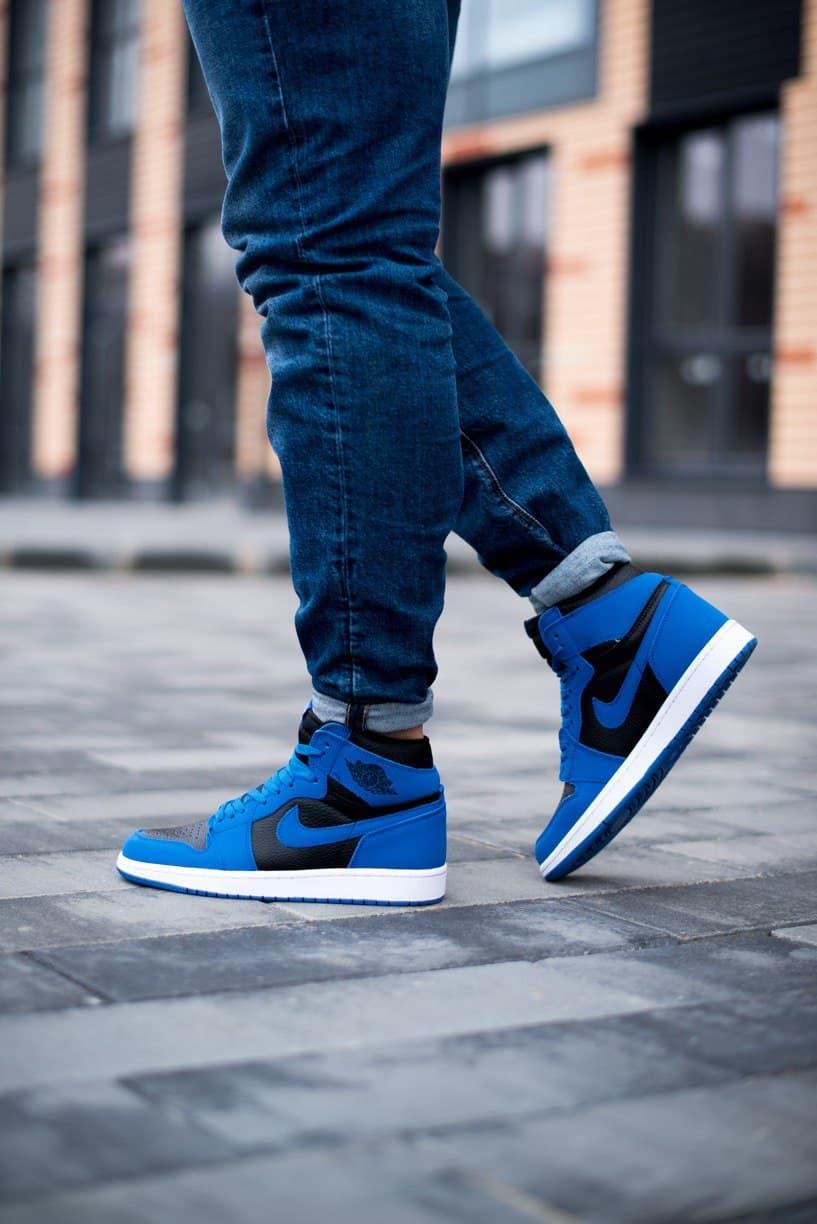 Jordan Retro 1 High Blue black