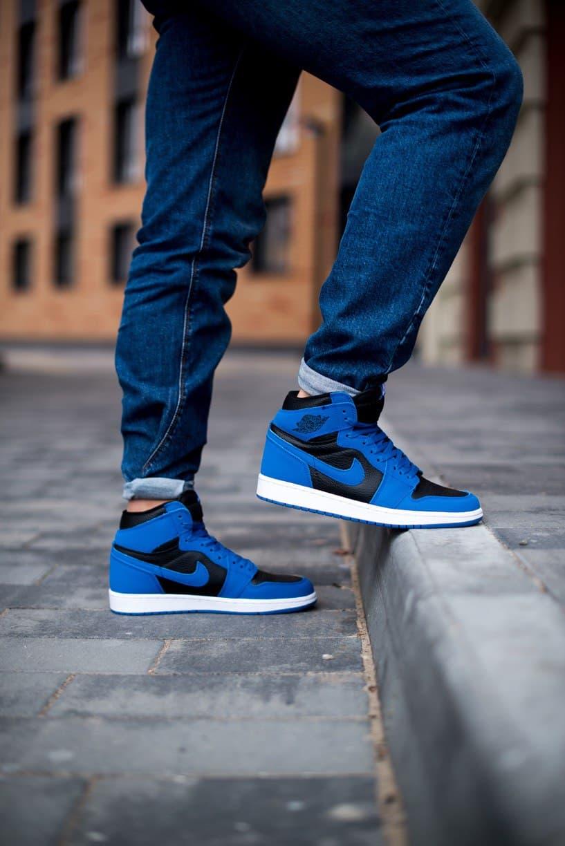 Jordan Retro 1 High Blue black