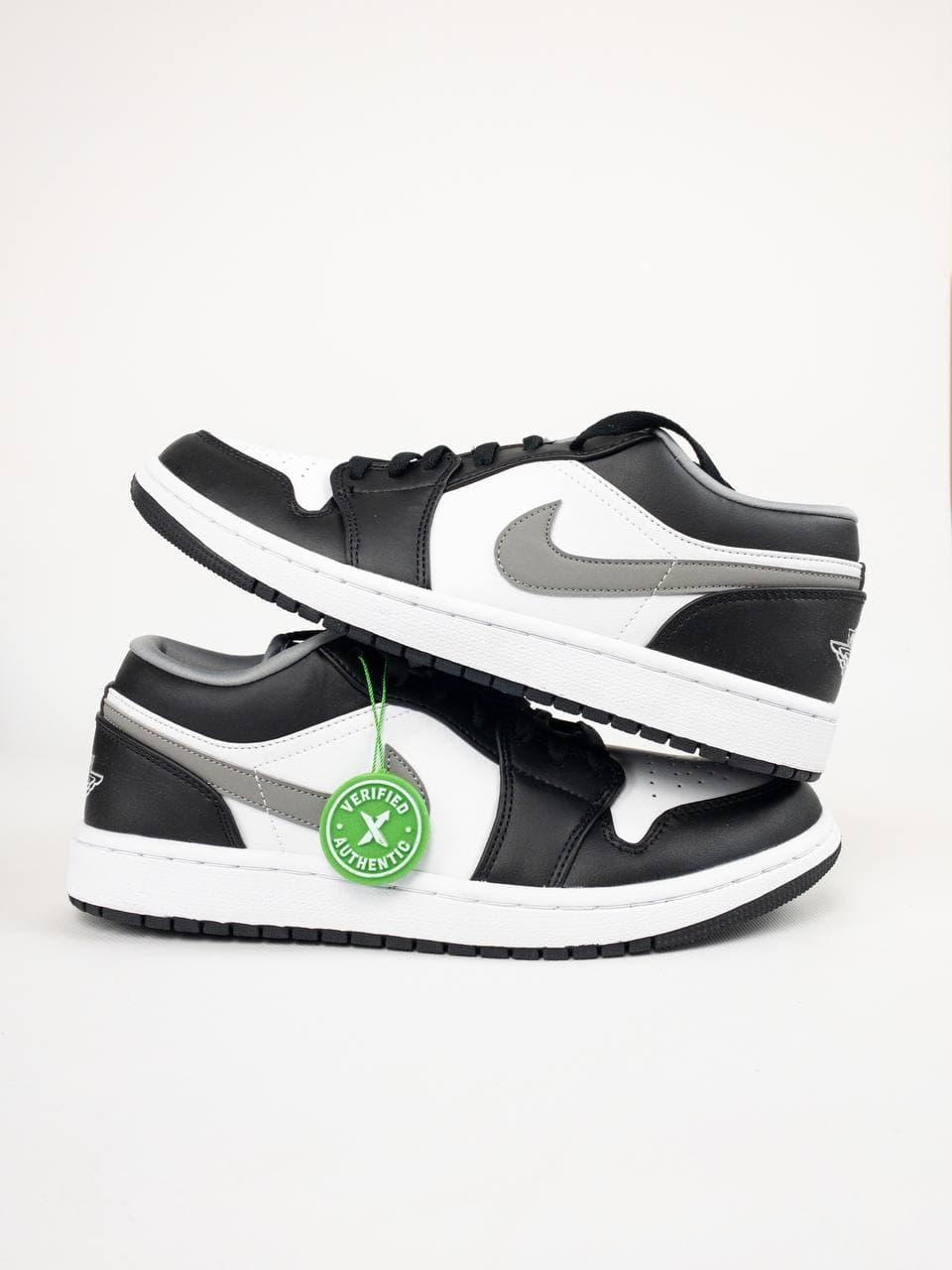 Nike Air Jordan Retro 1 Low Grey White Black 3