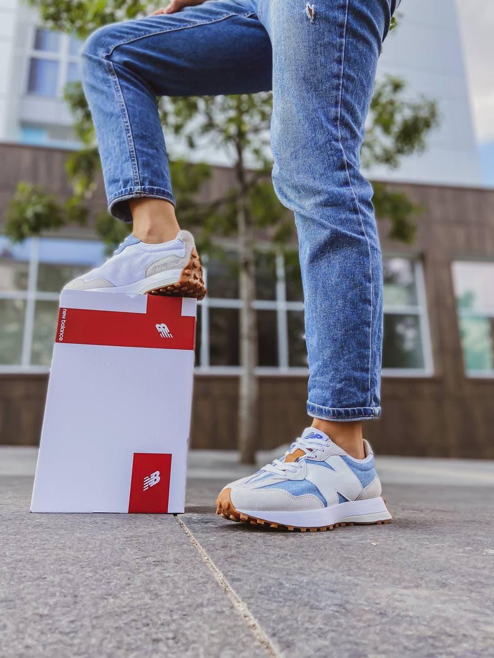 Levis X New Balance 327 Washed Denim
