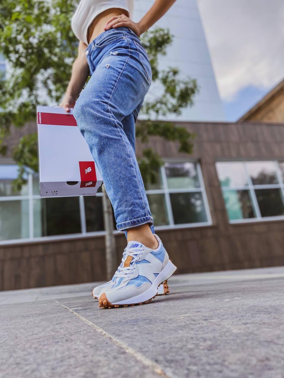 Levis X New Balance 327 Washed Denim