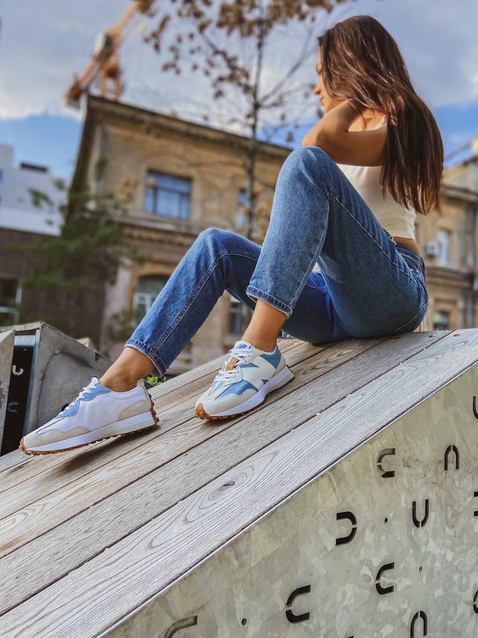 Levis X New Balance 327 Washed Denim