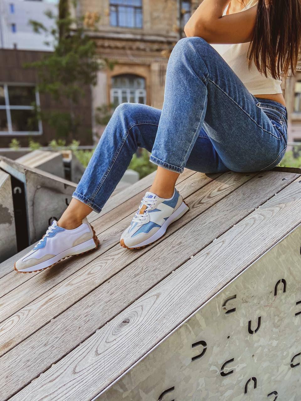Levis X New Balance 327 Washed Denim