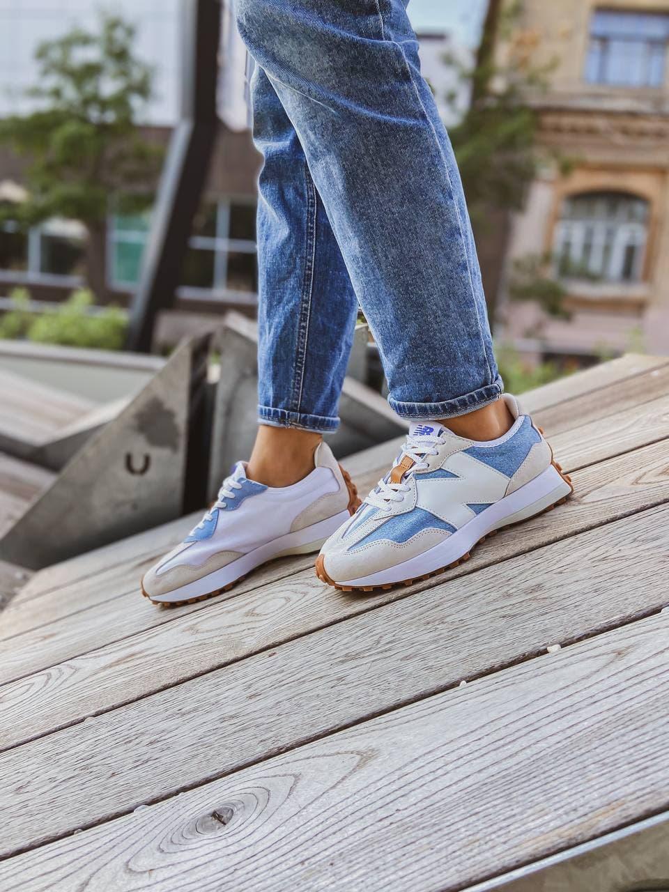 Levis X New Balance 327 Washed Denim