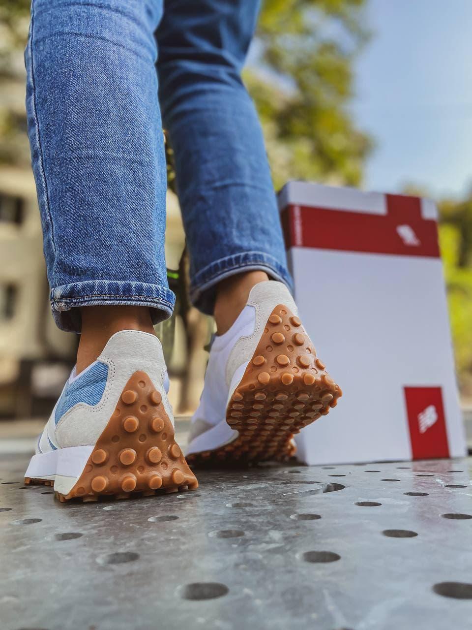 Levis X New Balance 327 Washed Denim
