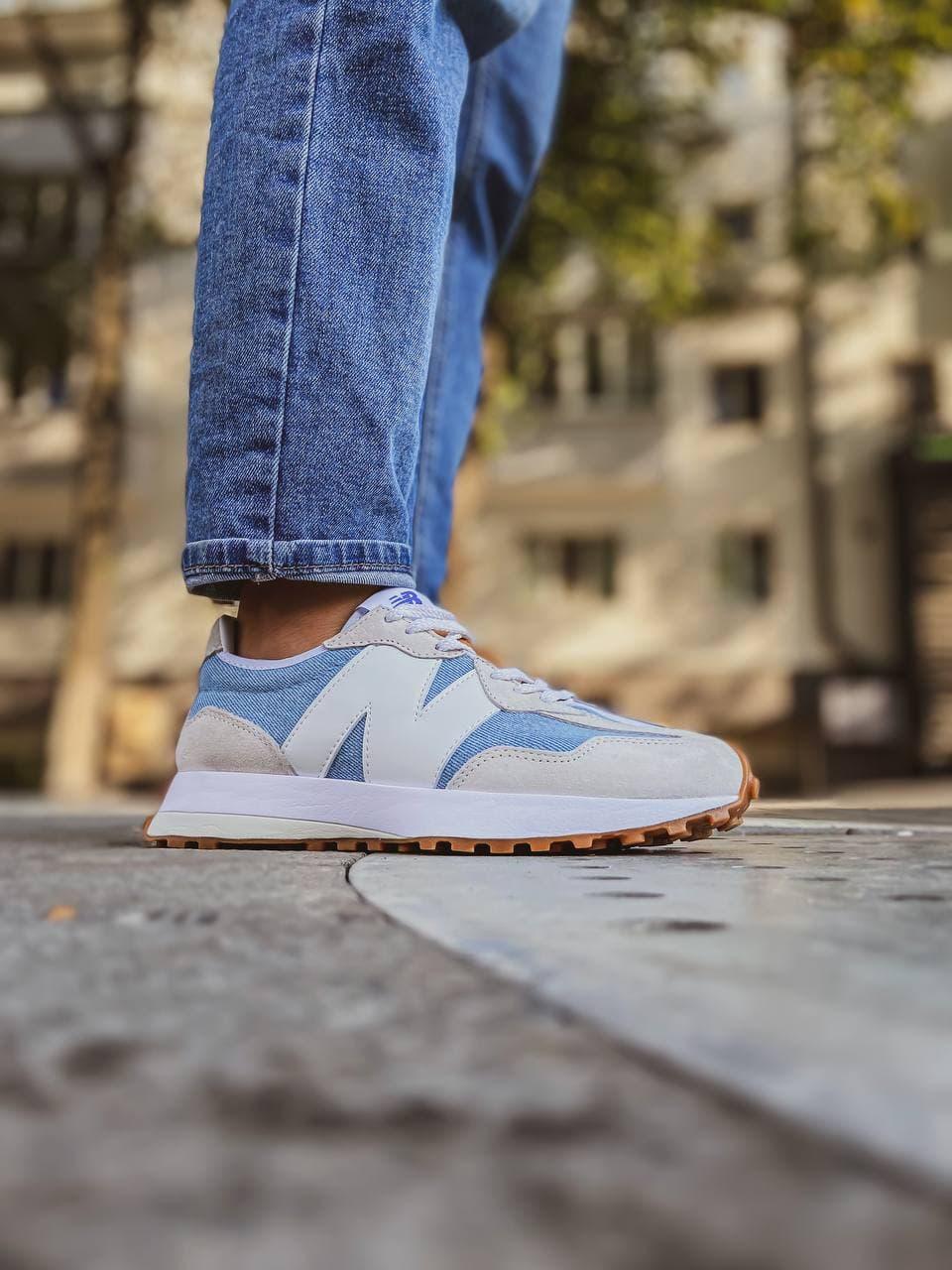 Levis X New Balance 327 Washed Denim