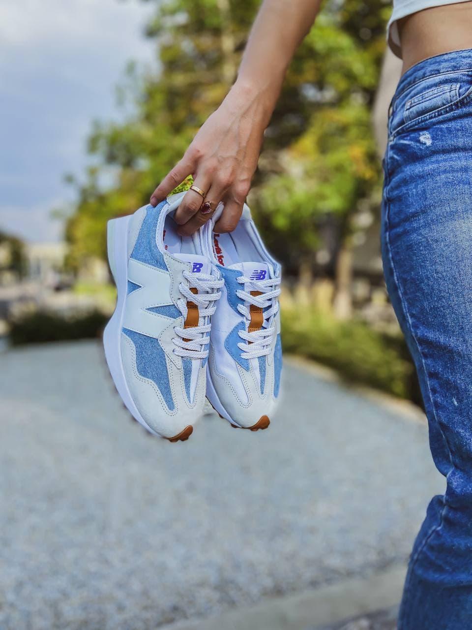 Levis X New Balance 327 Washed Denim