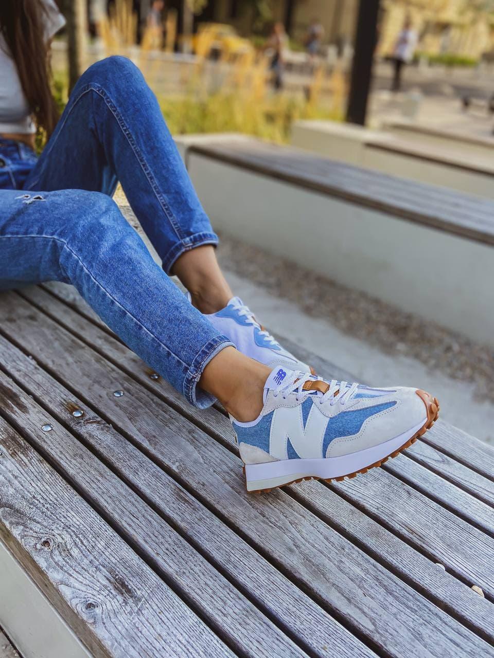 Levis X New Balance 327 Washed Denim