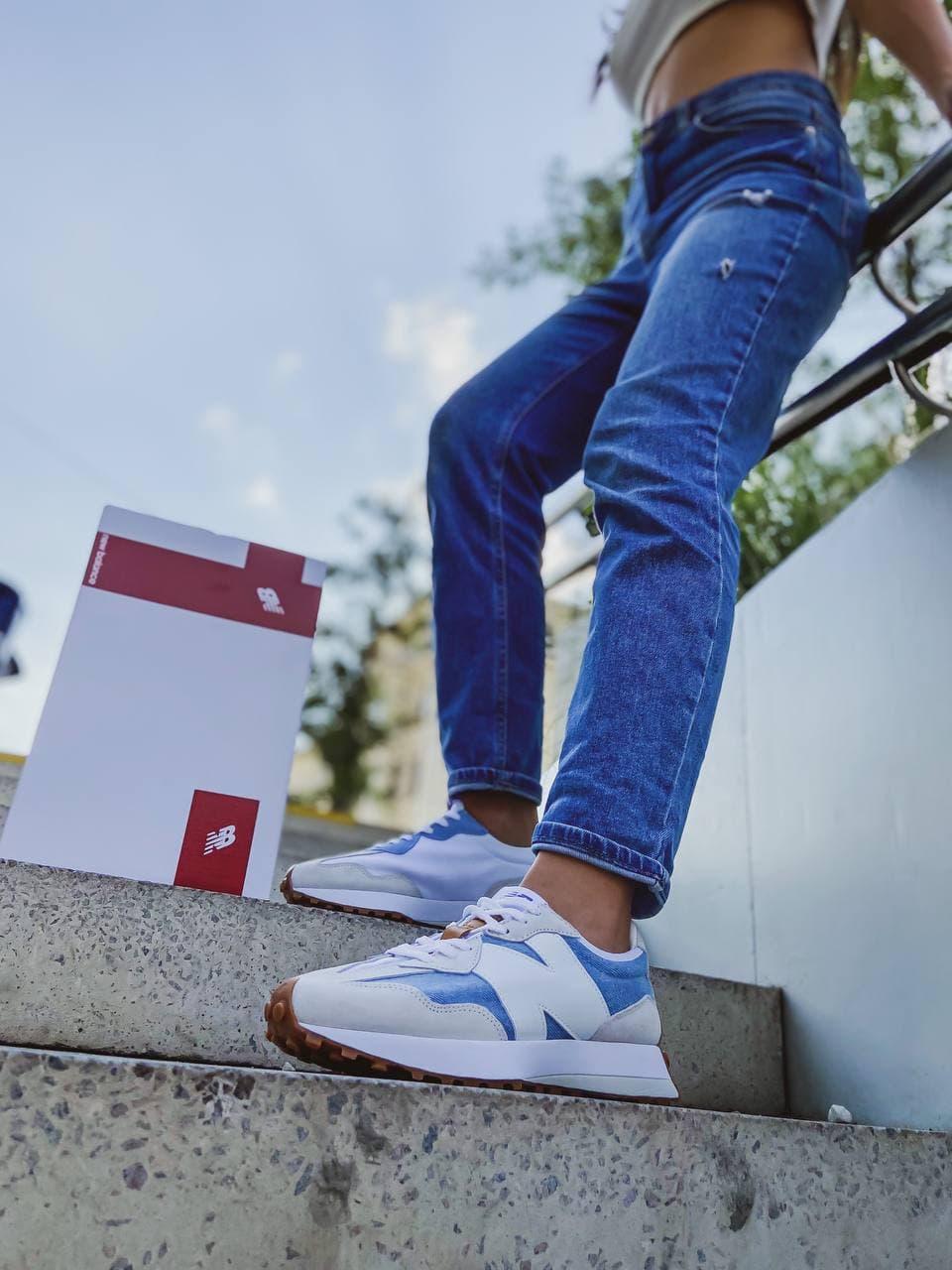 Levis X New Balance 327 Washed Denim