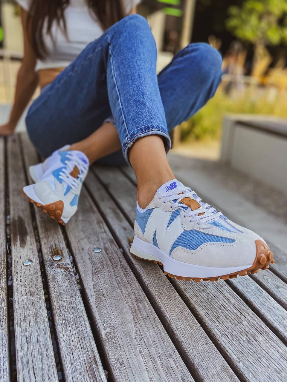 Levis X New Balance 327 Washed Denim