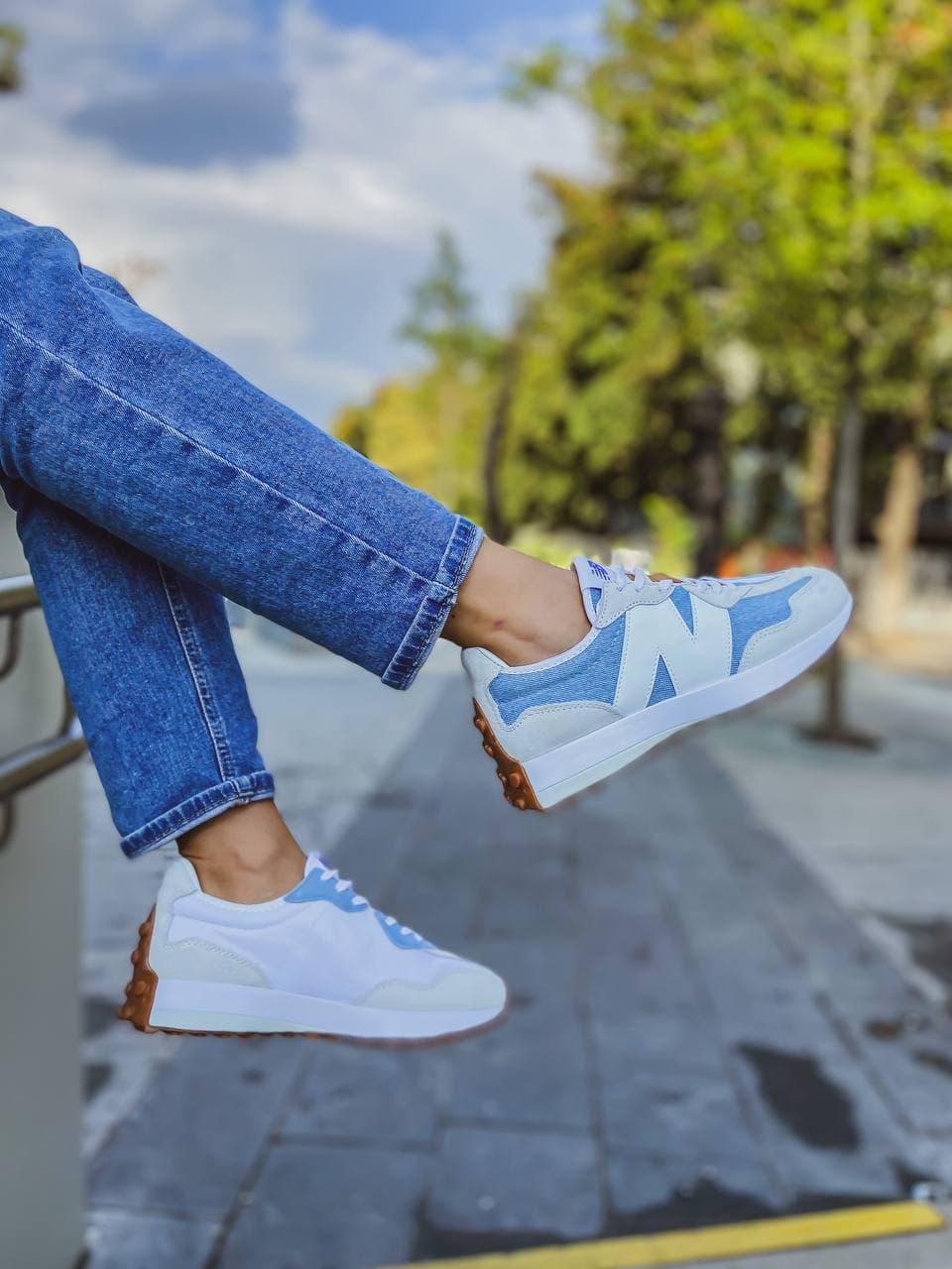 Levis X New Balance 327 Washed Denim