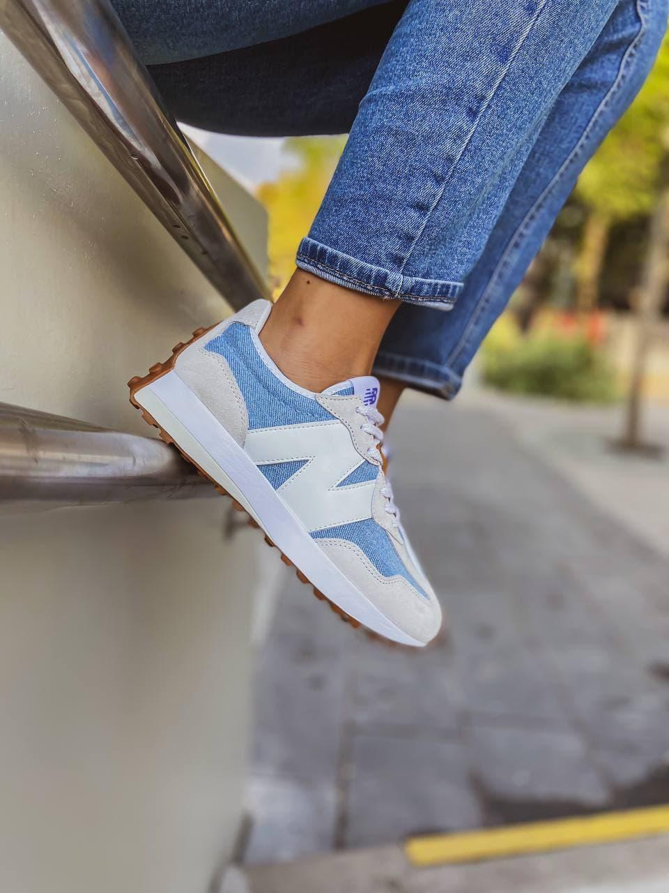 Levis X New Balance 327 Washed Denim