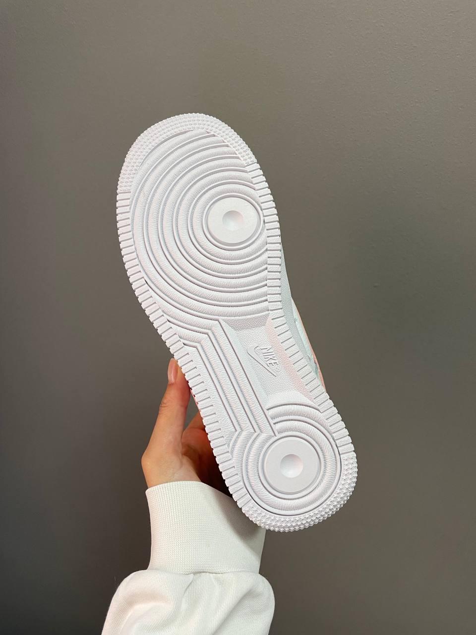 Nike Air Force 1 Mini Swoosh Peach