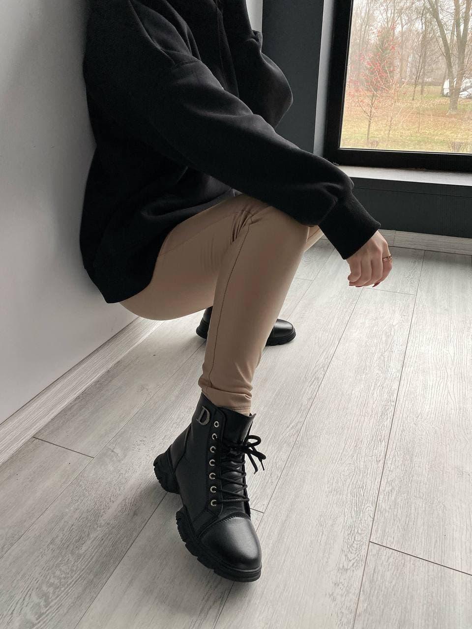 Dior Boots Black Мех 2