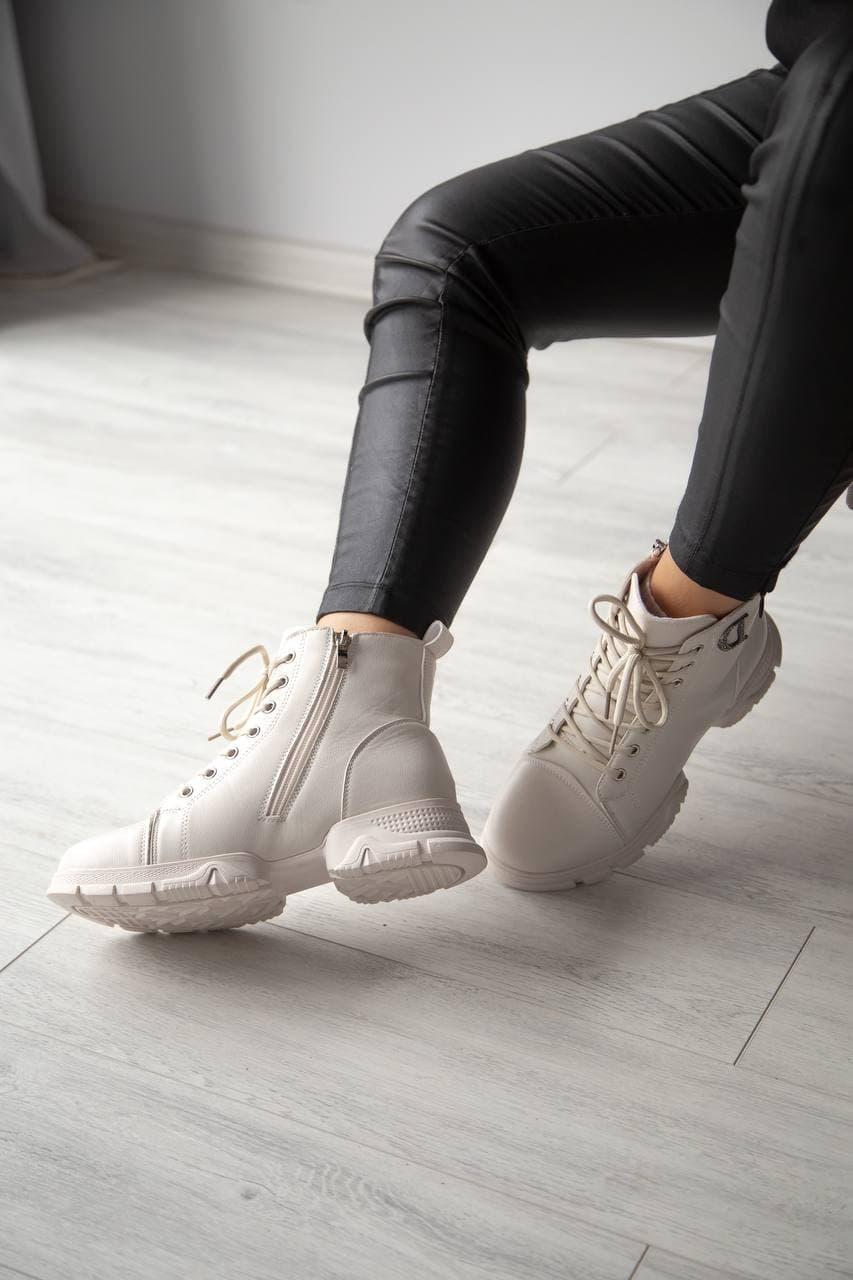 Dior Boots White Мех 2
