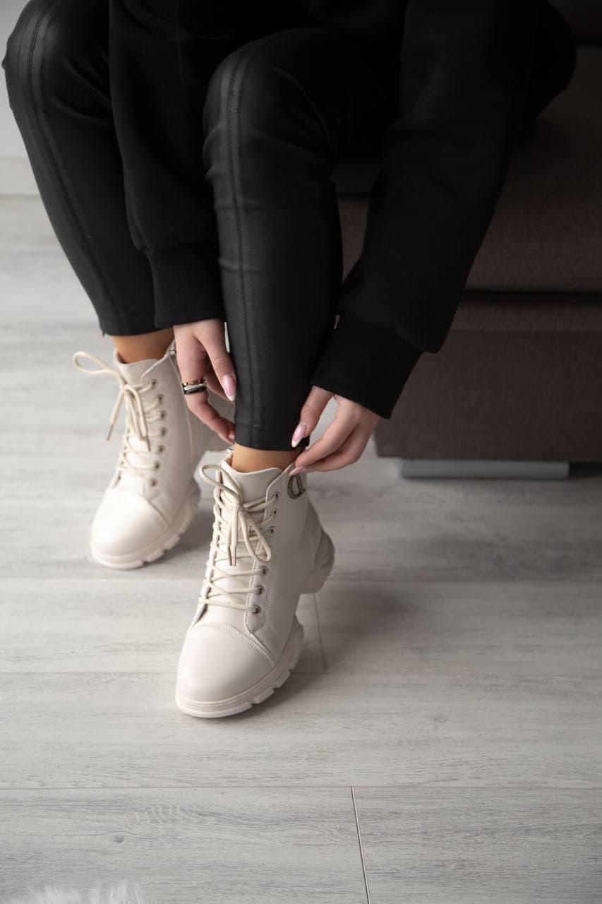 Dior Boots White Мех 2